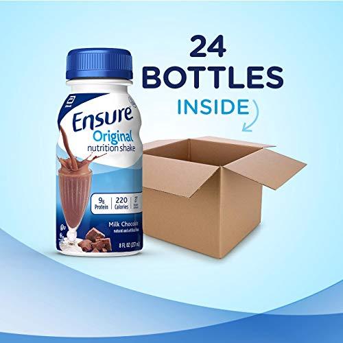 Ensure Original Ensure Original Nutrition Shake with 9 grams of protein, Meal Replacement Shakes, Milk Chocolate, 8 fl oz, 24 Count