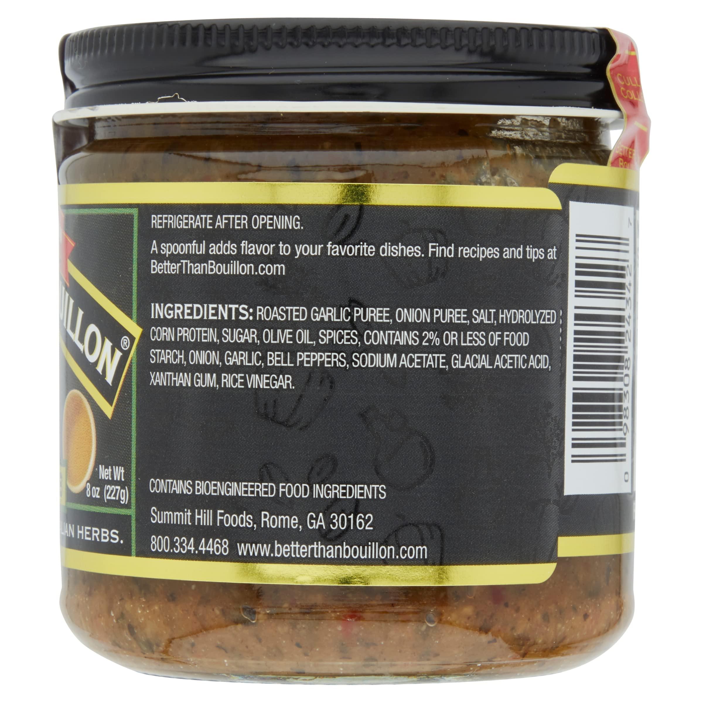 Better Than Bouillon Better Than Bouillon Culinary Collection Base, Italian Herb Base, Contains 38 Servings Per Jar, 8-Ounce Glass Jar (Pack of 1)