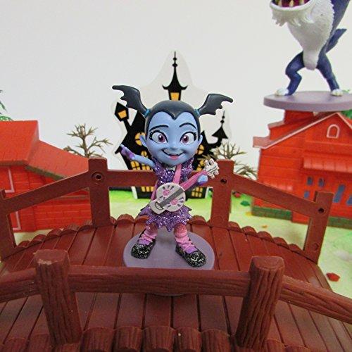 Cake Toppers Vampirina Birthday Cake Topper Set Featuring Vee and Friends Figures and Decorative Themed Accessories