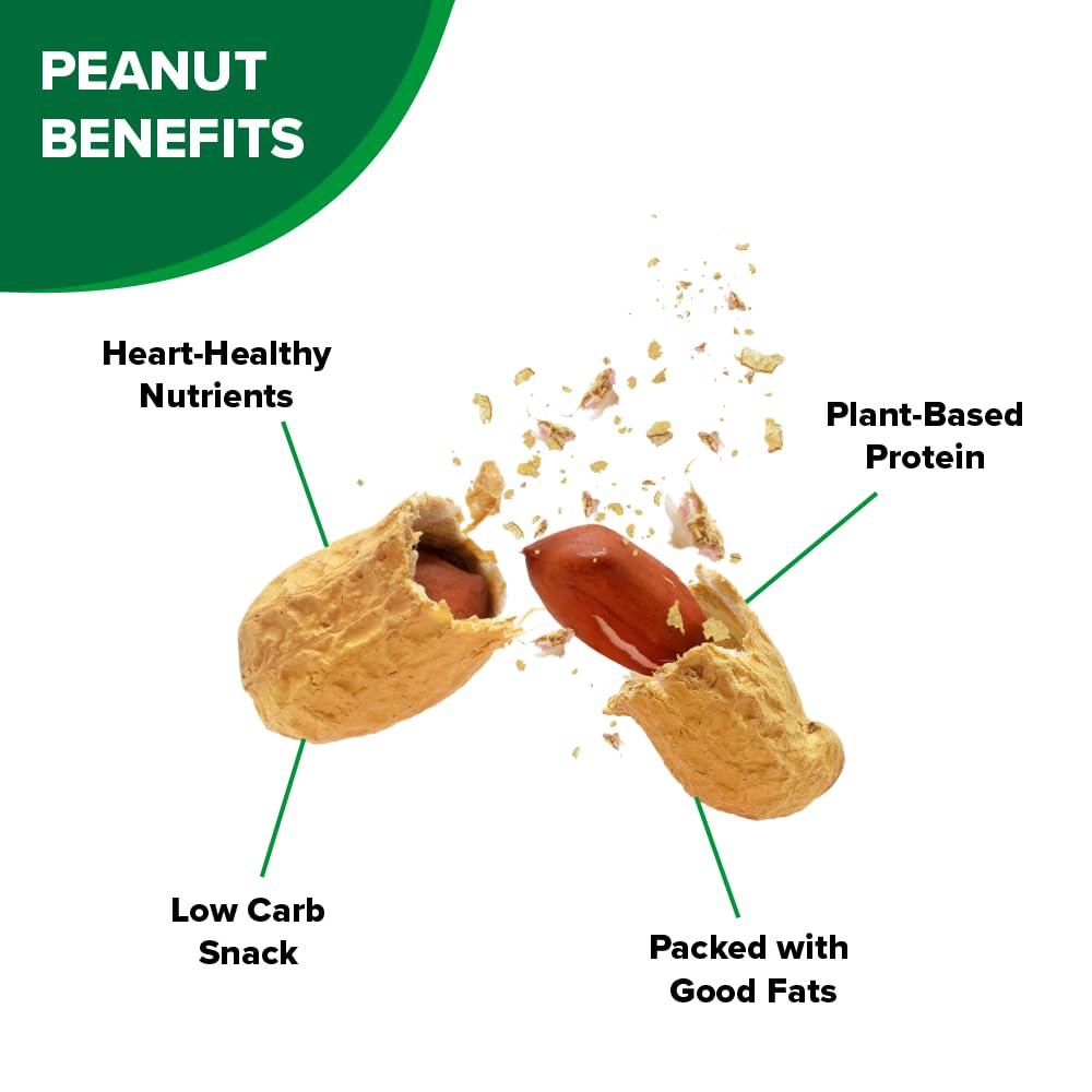 Hampton Farms Hampton Farms - USA Grown All-Natural - Fancy Roasted In-Shell Unsalted Peanuts - 5 lb. Bag