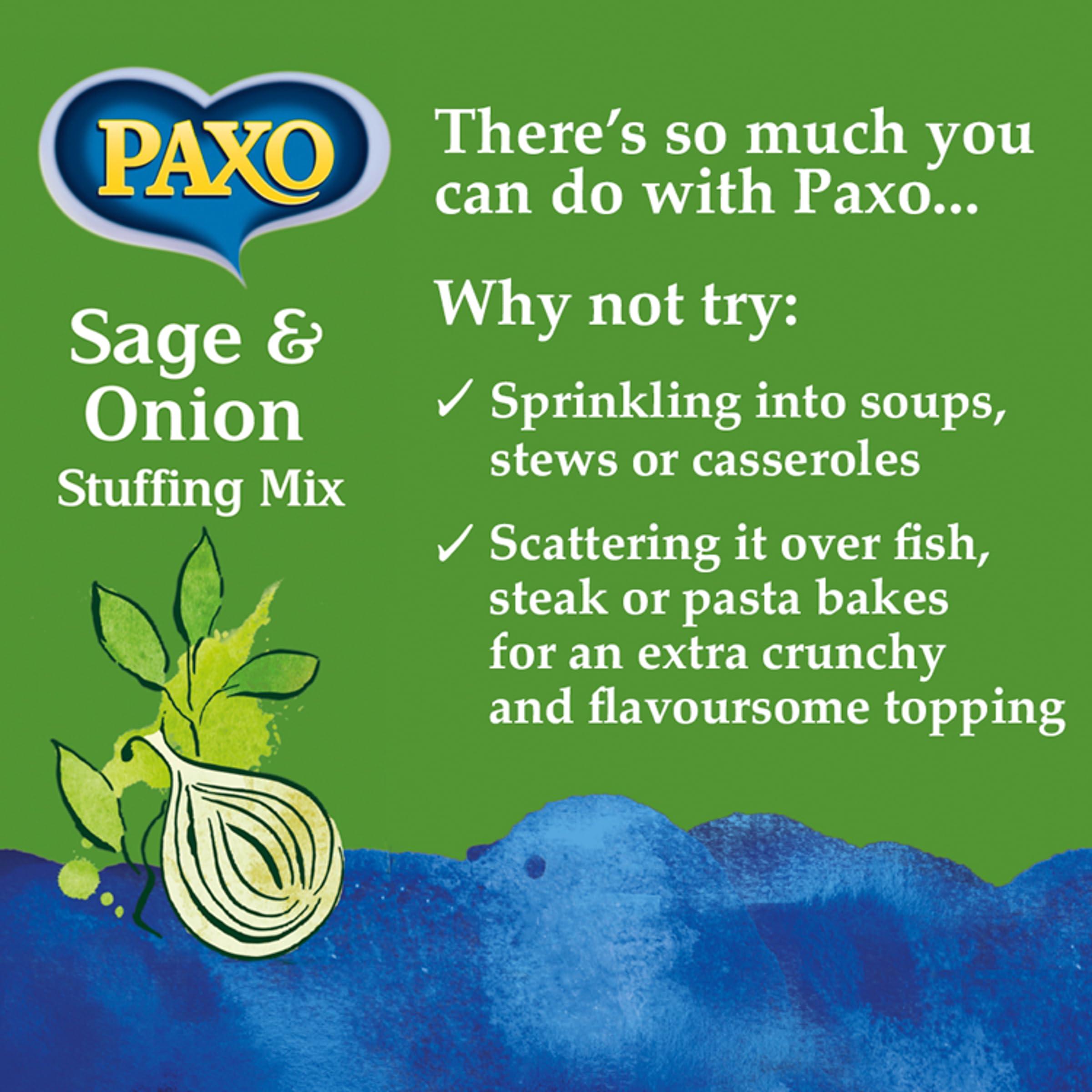 Paxo Paxo Sage & Onion Stuffing (340g) - Pack of 2 by Paxo