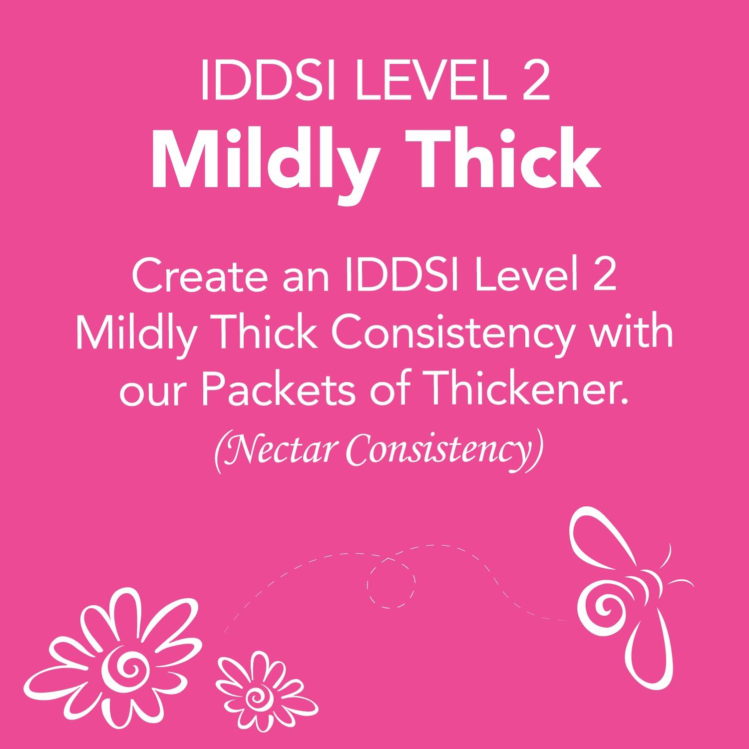 Simply Thick SimplyThick EasyMix | 80 Count of 6g Individual Packets | Gel Thickener for those with Dysphagia & Swallowing Disorders | Creates An IDDSI Level 2 – Mildly Thick (Nectar Consistency)
