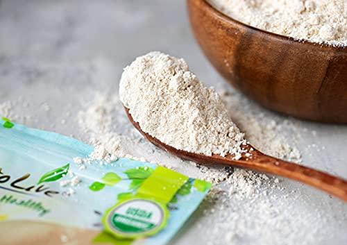 Food to Live Food to Live Organic Whole Wheat Pastry Flour, 1.5 Pounds - Non-GMO, Finely Ground, Unbleached, Unbromated, Vegan, Kosher, All Natural, No Preservatives, Bulk, Product of the USA