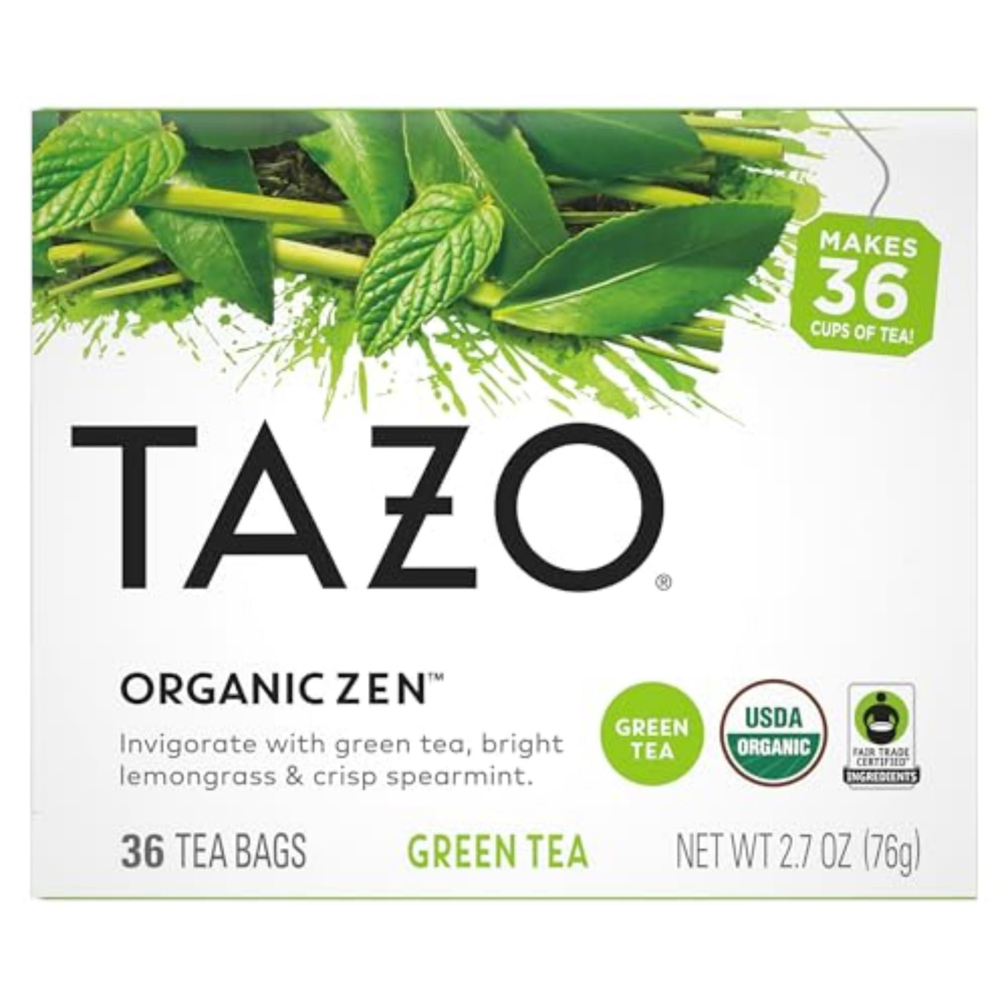 TAZO TAZO Organic Zen Green Tea Bags, 144 Total Tea Bags (36ct - Pack of 4)