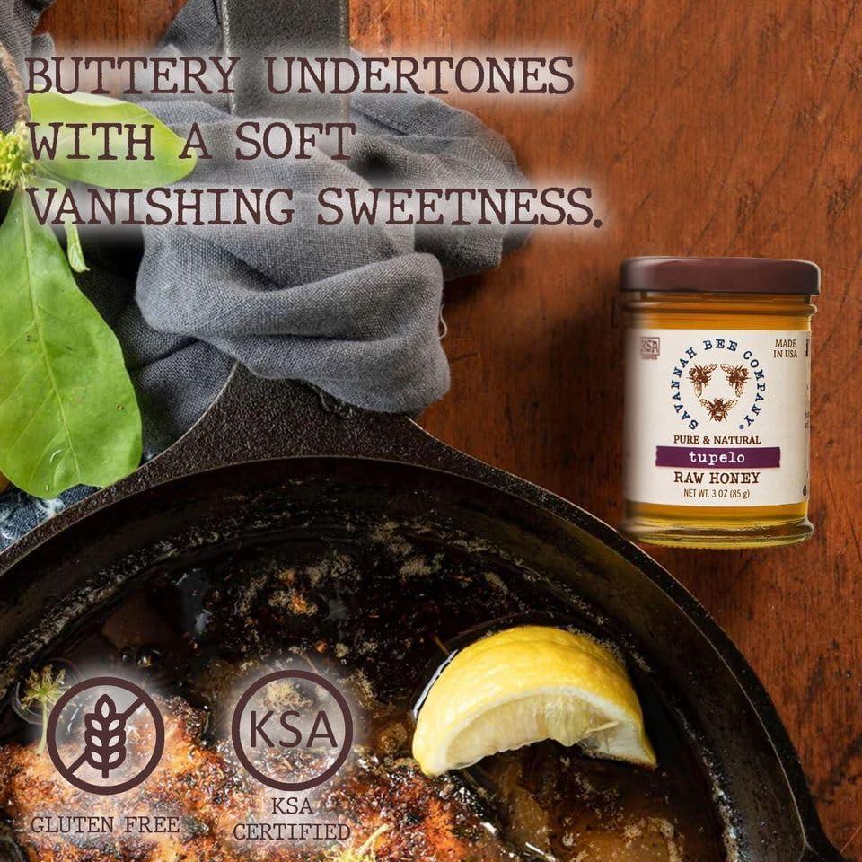 Savannah Bee Company Savannah Bee Company Honey - Pure, Natural, Raw Honey - Tupelo Honey