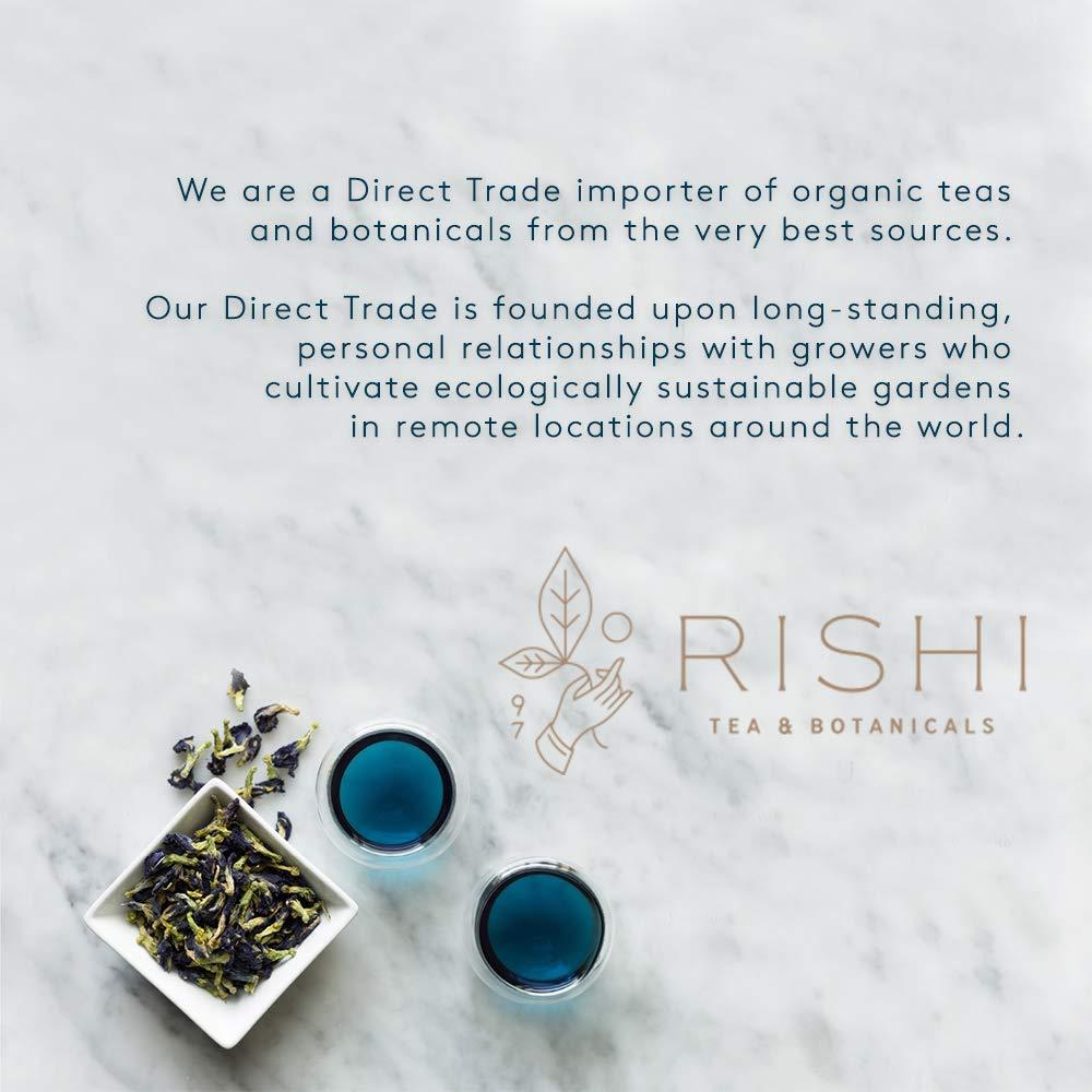 Rishi Tea Rishi Tea Turmeric Ginger Herbal Tea - Organic Loose Leaf Tea, Caffeine Free Ayurvedic Digestive Tea Blend with Spicy Ginger & Citrus - 16 Ounces, 55+ Servings