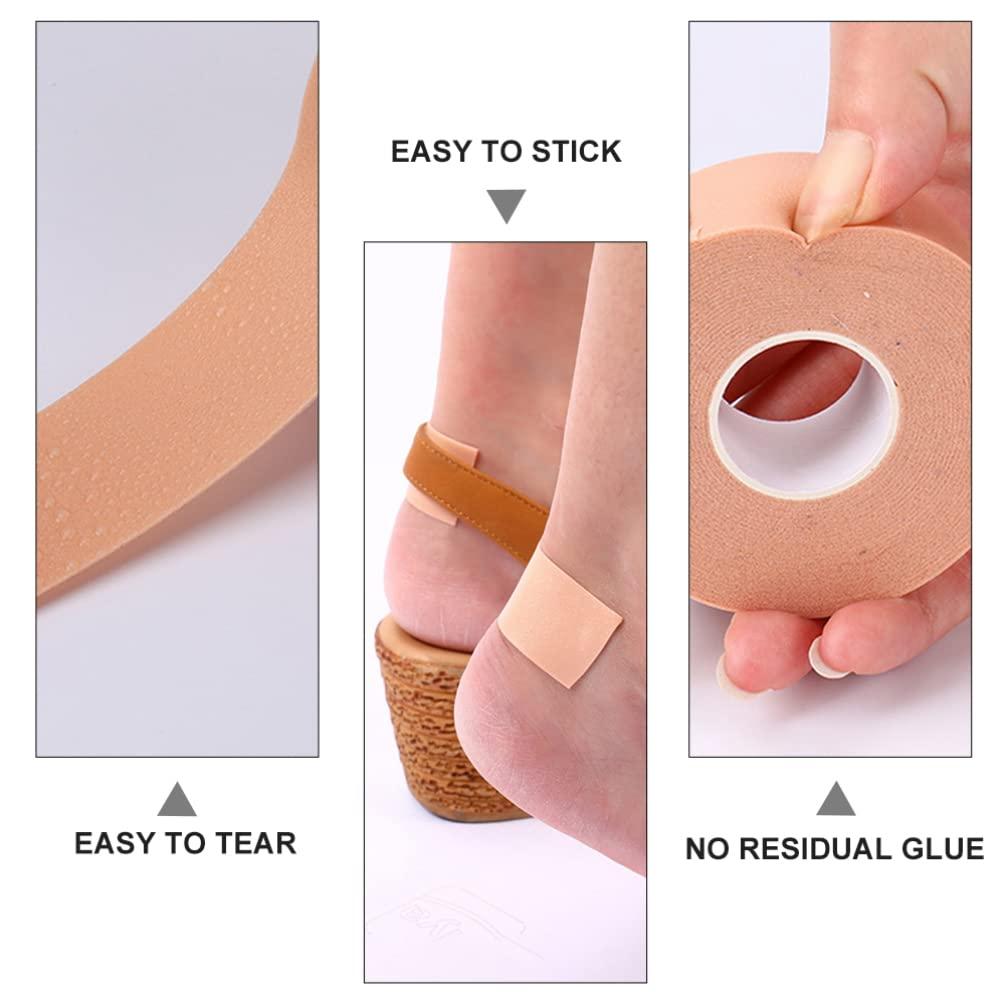 Healifty 3Pcs Anti-wear Stickers for Heels Anti- wear Foot Care Sticker Exercise Stickers Anti Tape Foot Protectors for feet Heel Stickers for Women pe Foam Patch Tape roll