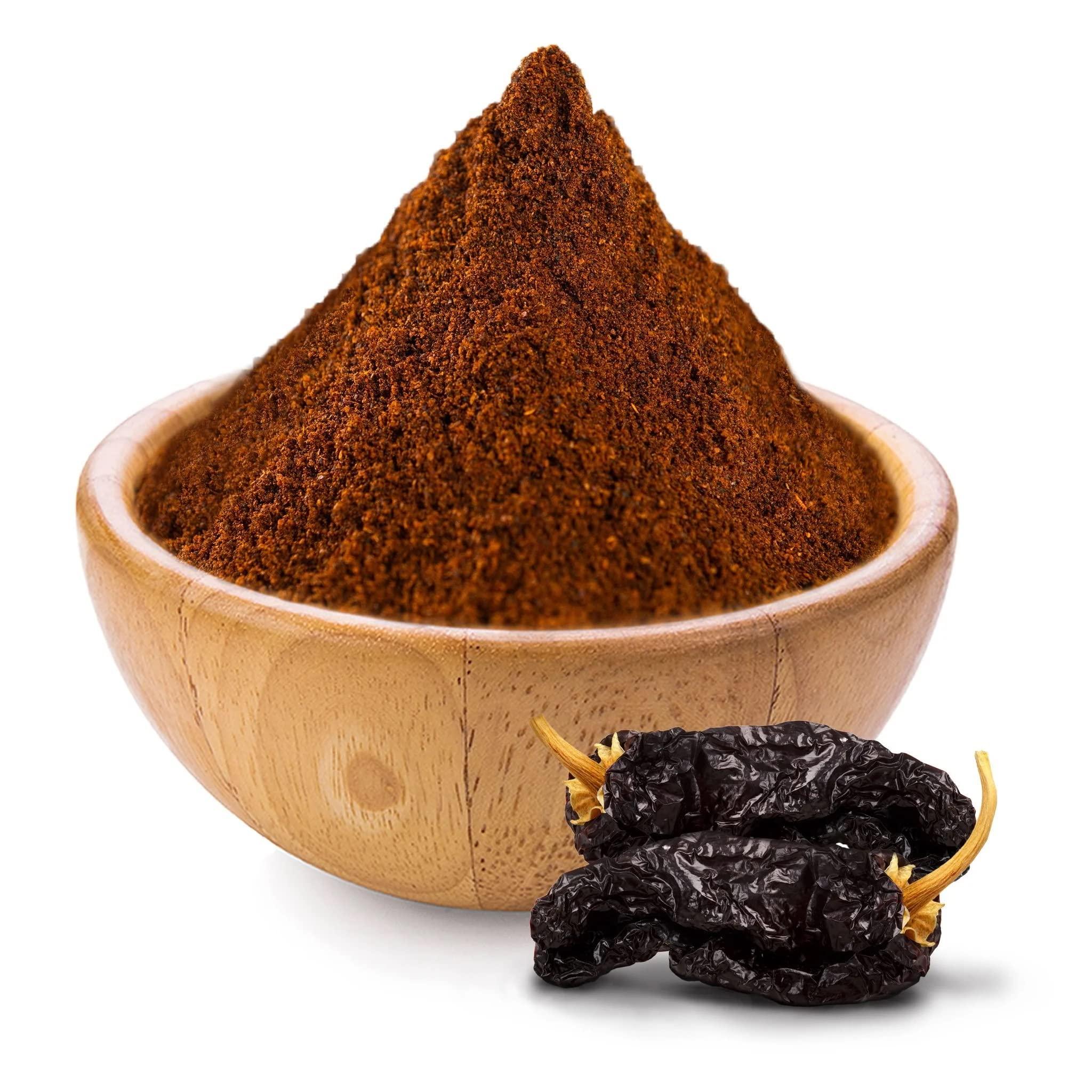 Morel Distribution Company Ancho Chile Powder, Ancho Chili Ground 4 oz and 1 lb. (4 OZ)