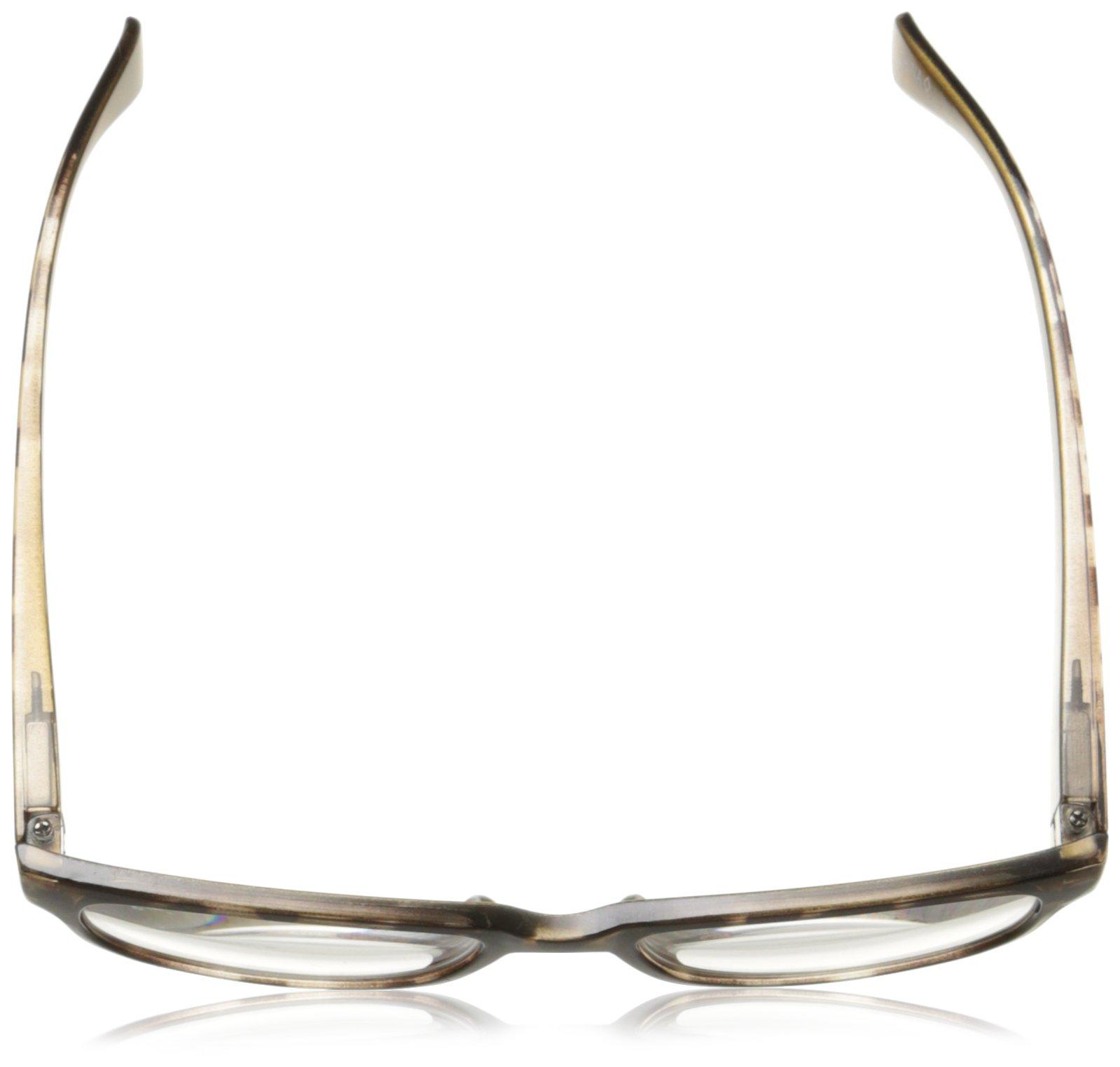 Sight Station Sight Station Women's Heather Square Reading Glasses, Golden Tortoise, 52 mm + 2.75