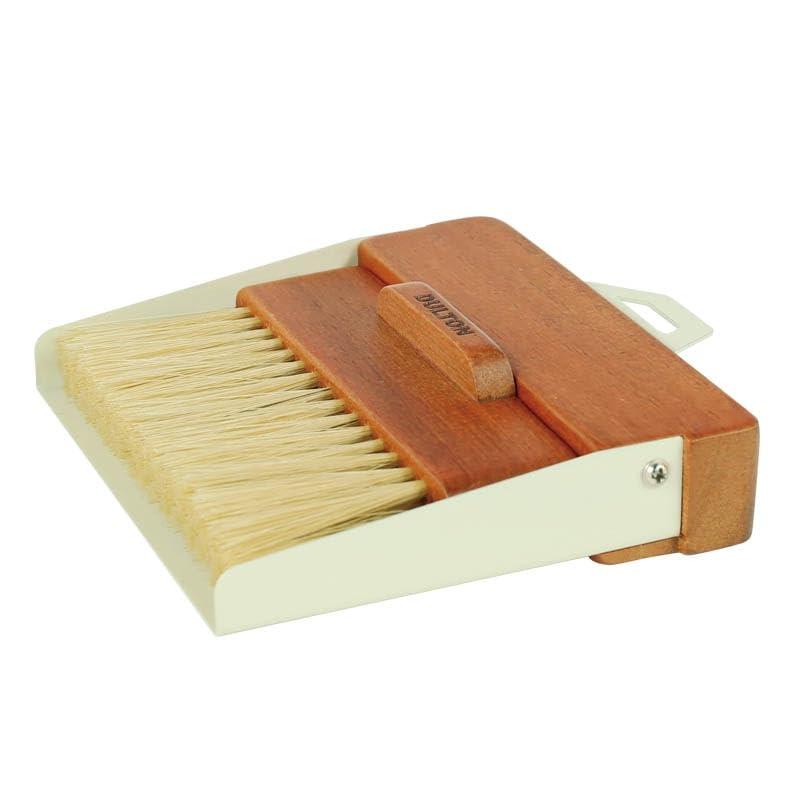 DULTON Dulton Dustpan and Brush Dustpan and Brush Ivory H21-0365IV Ivory Broom & Dustpan Set