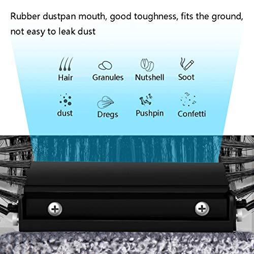 brooms NLIAN- Hand Push Automatic Sweeper Broom, 3 in 1 Household Cleaning Including Broom Dustpan Trash Bin Separate Trash Storage Tank Without Electricity (Color : White)