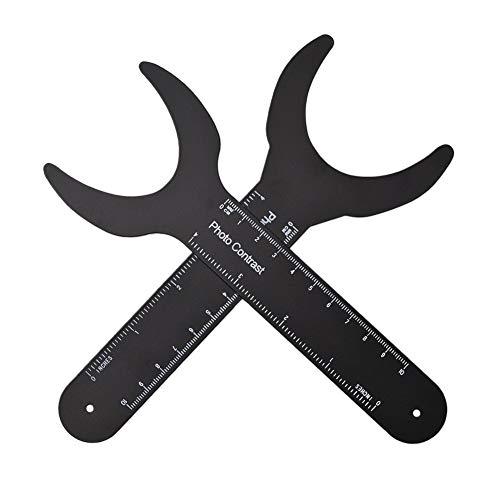 RZJZGZ RZJZGZ (6Pcs) Dental Photo Contrast Black Background Board Autoclavable Dental Orthodontic Oral Cheek Retractors Photographic Black Background Backdrop