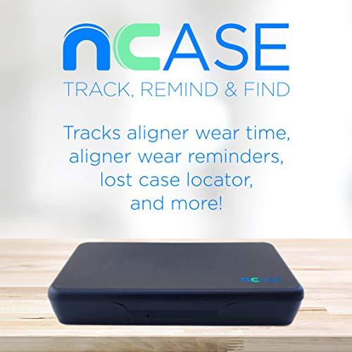NCASE nCase Clear Aligner Black SmartCase and Mobile App (Case works with Invisalign, SmileDirectClub, ClearCorrect, Candid and All Other Clear Aligners/Clear Retainers)