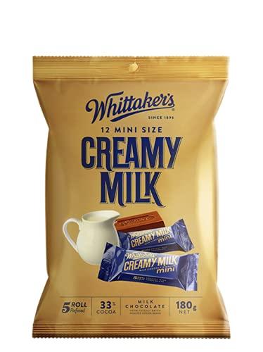 Whittaker's Whittaker's Share Pack Mini Slab Creamy Milk 180g (Pack of 6) ?Made in New Zealand?