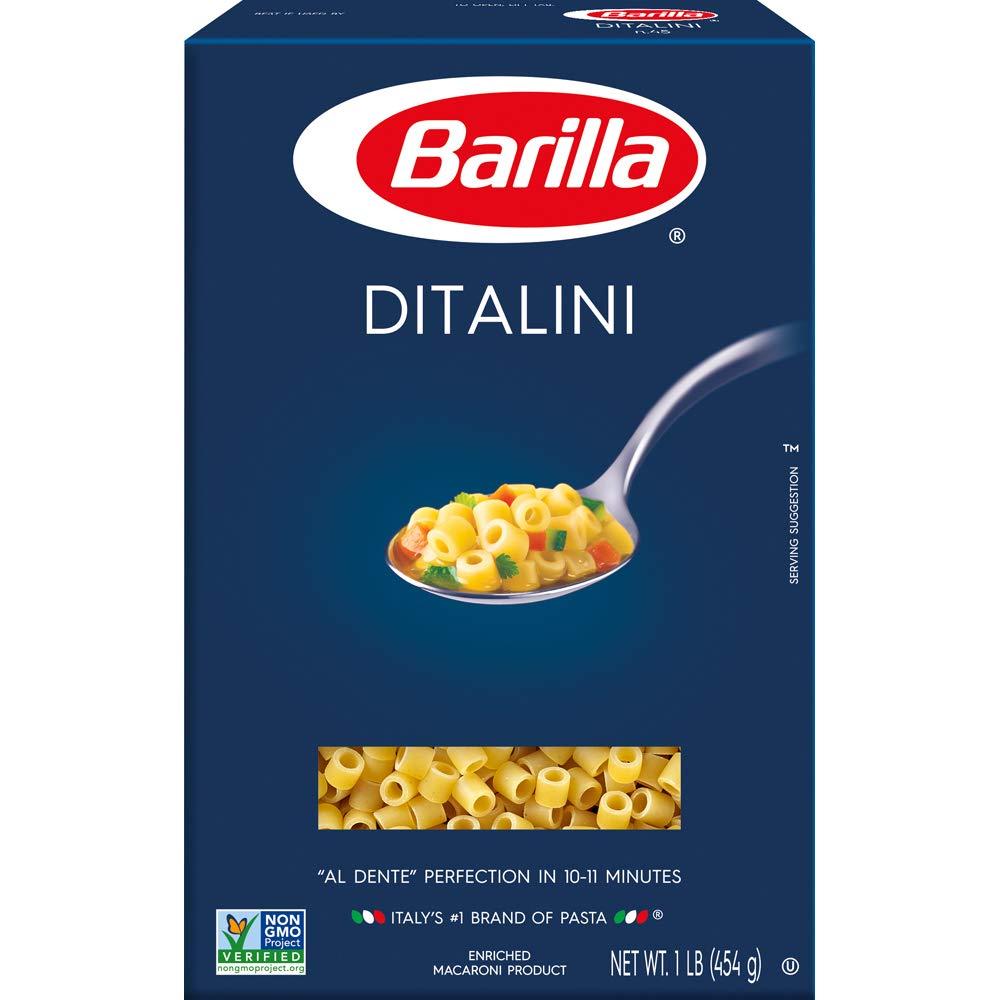 Barilla Barilla Pasta, Ditalini, 16 Ounce (Pack of 8)
