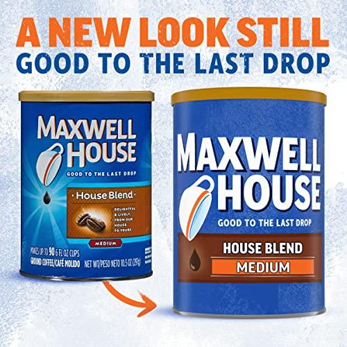 MAXWELL HOUSE Maxwell House Ground Coffee, House Blend, 10.5 Ounce