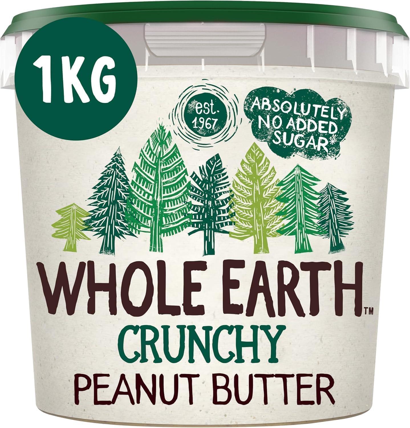 Whole Earth Whole Earth Peanut Butter Crunchy 1kg