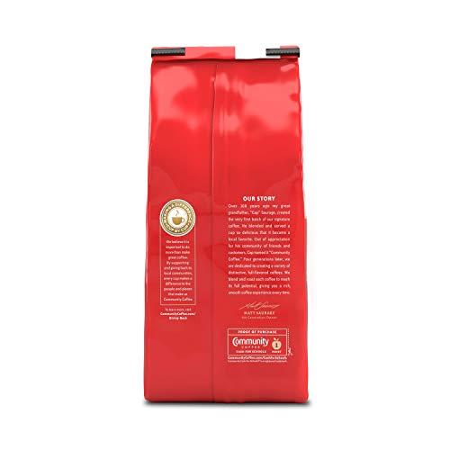 Community Coffee Community Coffee New Orleans Blend 72 Ounces, Special Dark Roast Ground Coffee, 12 Ounce Bag (Pack of 6)