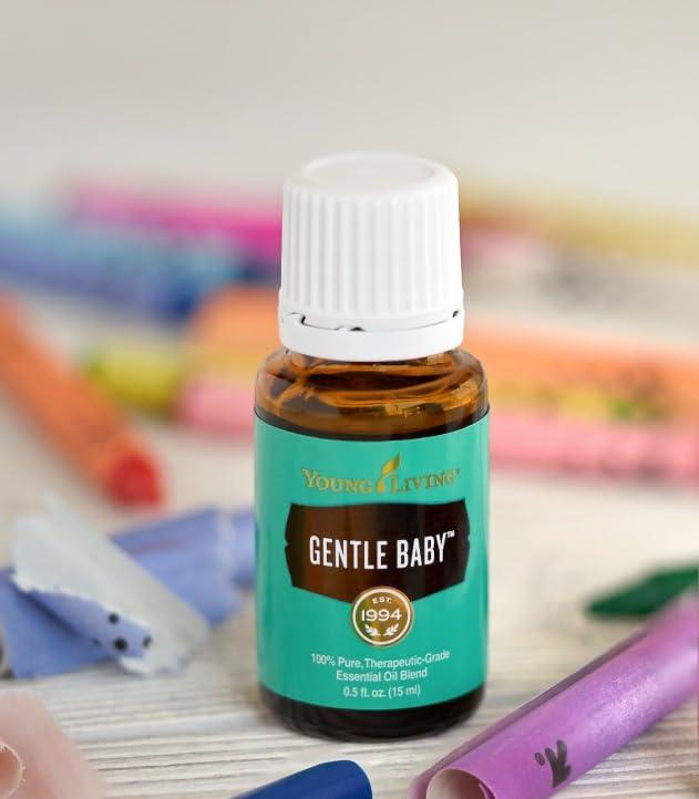 Young Living Young Living - Gentle Baby 15ml | Gentle Aroma for Babies | Soothing Skin | Relaxing & Moisturizing Aromatherapy Massage | Infant & Parenting Relaxation | Calming Scent