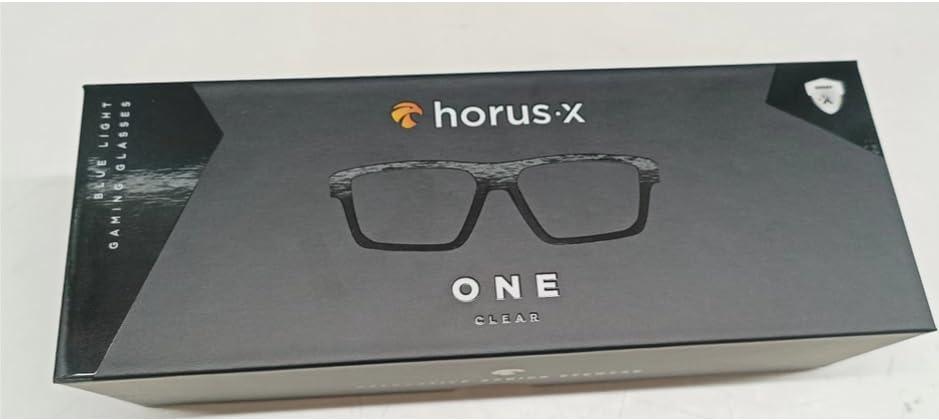 Horus X Horus X - Gaming Glasses | Blue Light Blocking Computer Screen Glasses | Anti Fatigue & Eyestrain for Men and Women | Clear