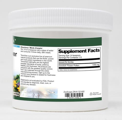 TerraVita Swedish Flower Pollen Powder (4 oz, ZIN: 521492) - 3 Pack