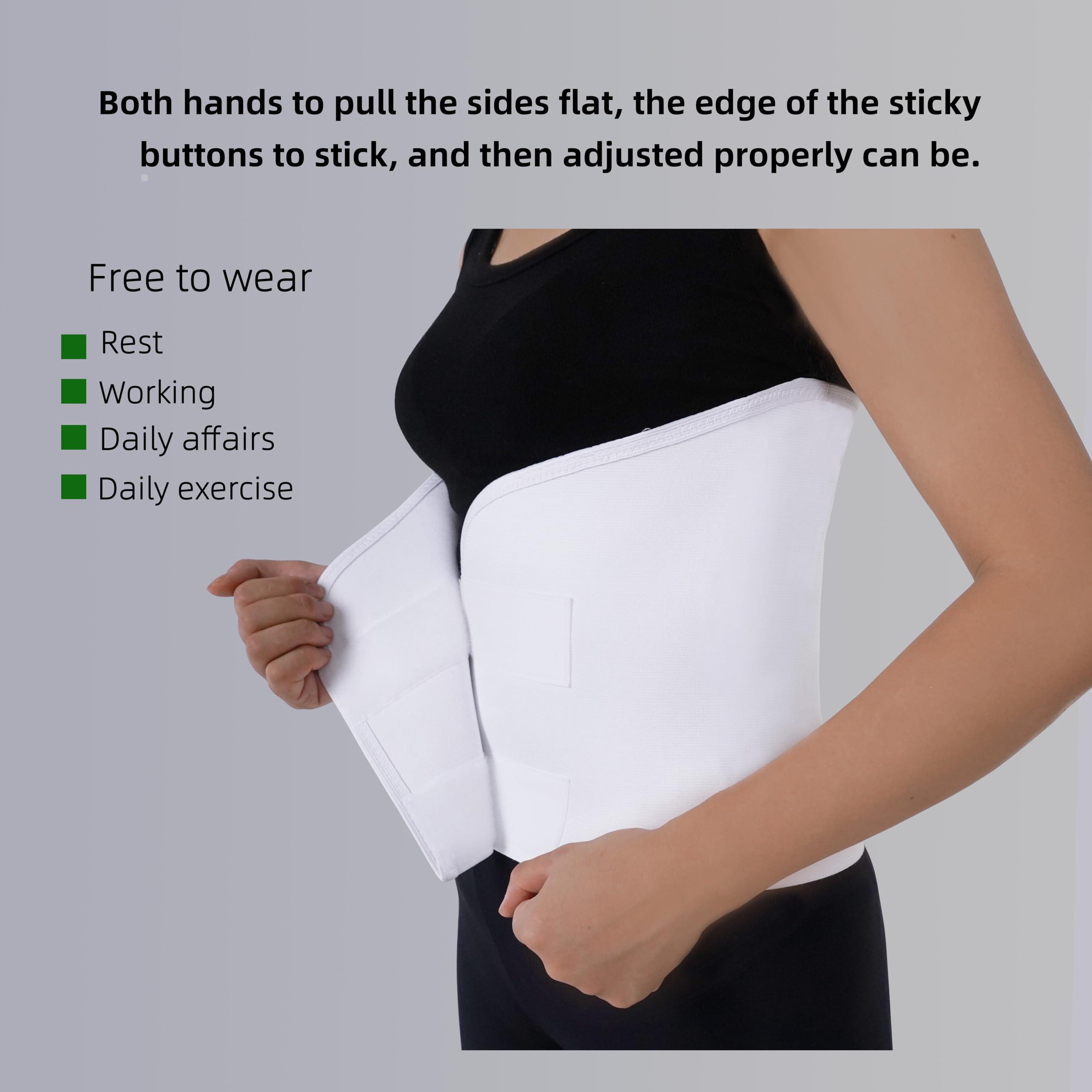 TIERSINI TIERSINI Broken Rib Brace for Women and Man, Rib Compression Wrap, Postoperative Recovery from Rib Fracture (XXX-Large)