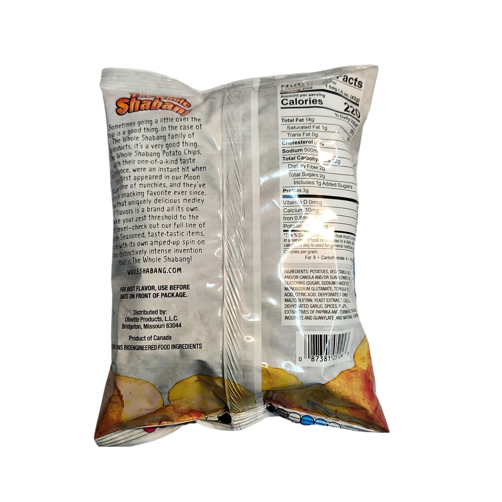 keefe Generic The Original Whole Shabang Potato Chips, 1.5 oz, 12 Pack, Original Flavor