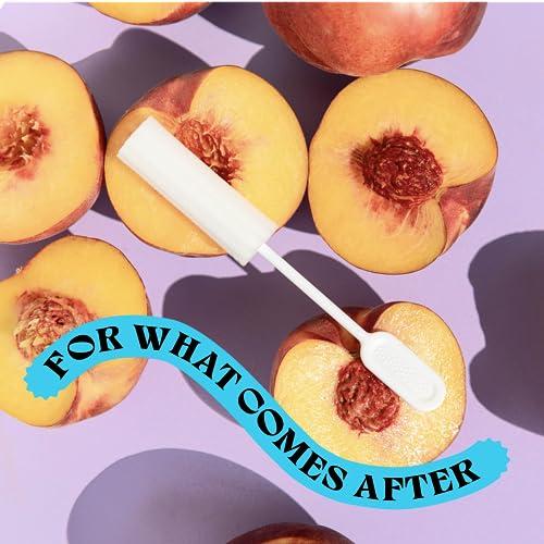 Berkland [25 Pack] Swizzle Stick Absorbing Sponge for Women - Ultra-Absorbent Post-Romance Cleanup Sponge to Stop The Drip - Long Handle, Easy Grip, Individually Packaged