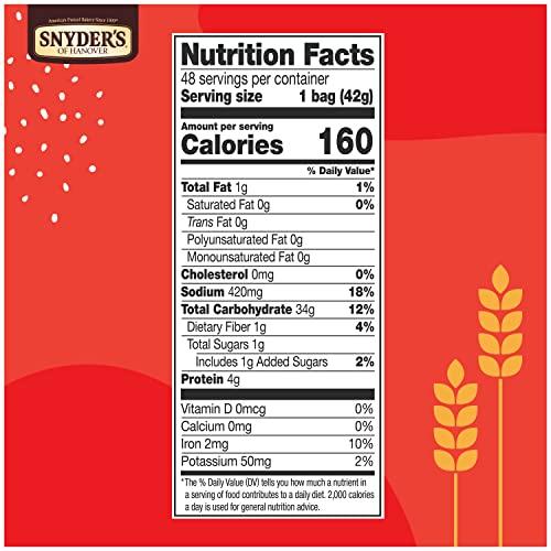 Snyder's of Hanover Snyder's of Hanover, Mini Pretzels, Individual Packs, 48 Ct