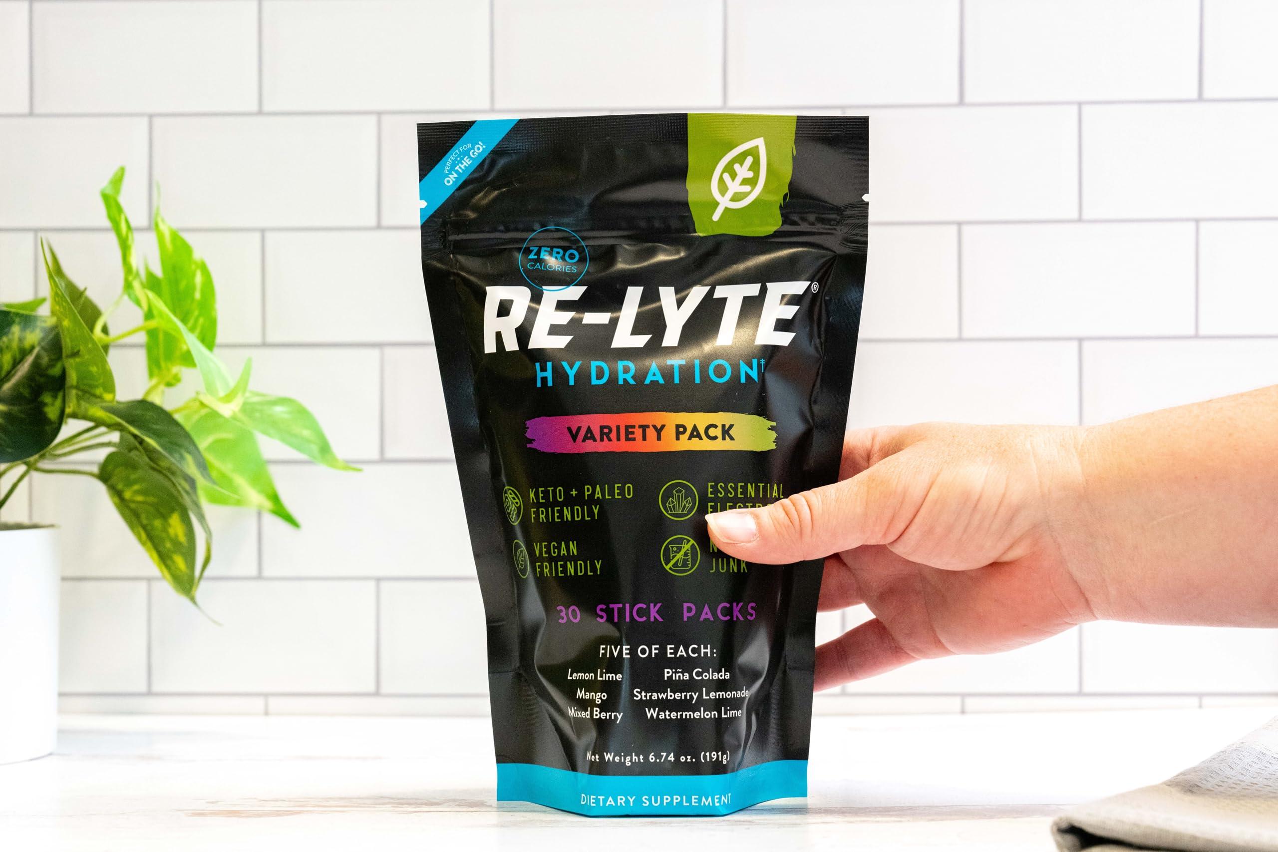 REDMOND REDMOND Re-Lyte Hydration Electrolyte Mix, Variety Pack, 30 Stick Packs