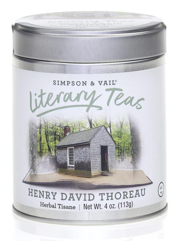 Simpson & Vail, Inc. Simpson & Vail, Henry David Thoreau's Herbal Tisane Blend, Literary Tea - 4 Ounce Tin / 50 Cups