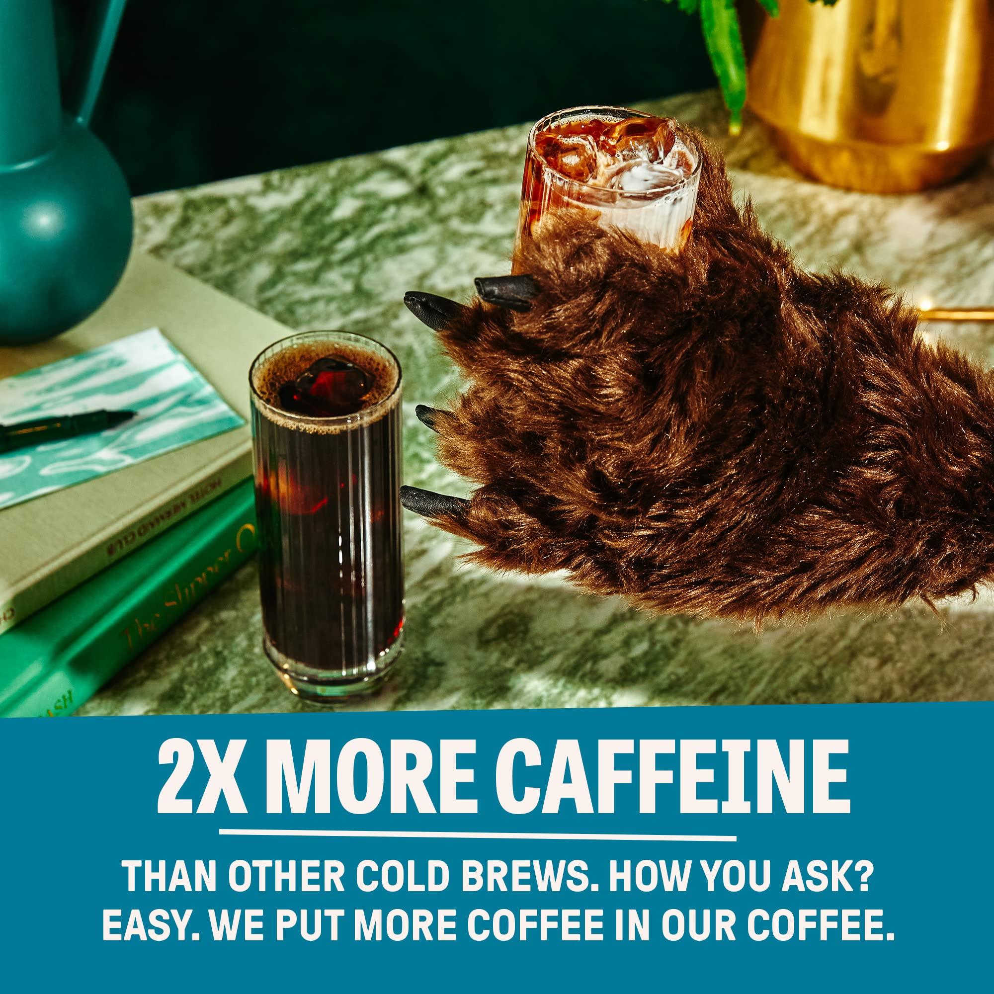 Wandering Bear Wandering Bear Organic Vanilla Cold Brew Coffee, 32 fl oz, 1 pack - Extra Strong, Smooth, Organic, Unsweetened, Shelf-Stable, and Ready to Drink Iced Coffee, Cold Brewed Coffee, Cold Coffee