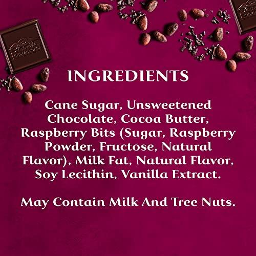 Ghirardelli Chocolate Company GHIRARDELLI Intense Dark Chocolate Bar, Raspberry, 3.5 Oz Bar (Pack of 12)