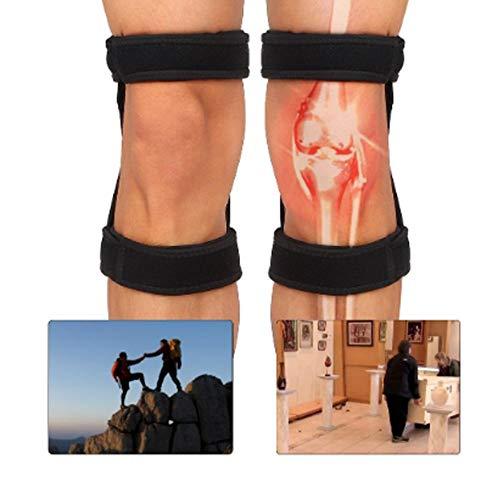 Brrnoo Brrnoo Knee Booster, Knee Brace Joint Support Spring Knee Stabilizer Pad, Power Knee Brace for weak Legs Old Cold Leg Sports Training Squat, Knee Climbing And Climbing Stairs