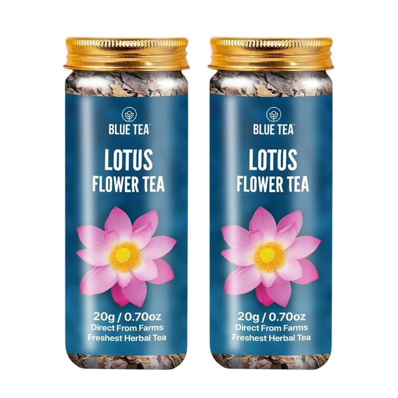 BLUE TEA BLUE TEA - Lotus Flower Tea - 1.40 Oz (Pack of 2)