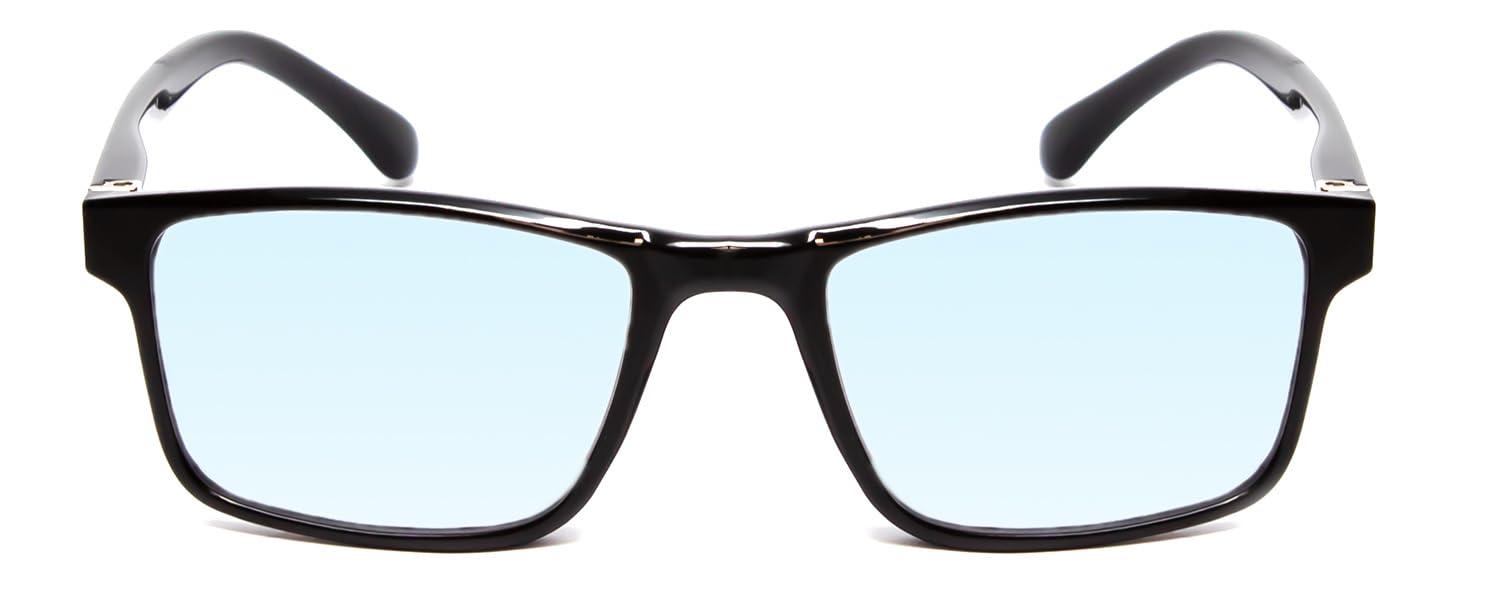 Medspex Medspex Blue Light Blocking Reading Glasses +0.75 Black Men Women Designer Computer Readers Trendy Durable Modern Eyeglass