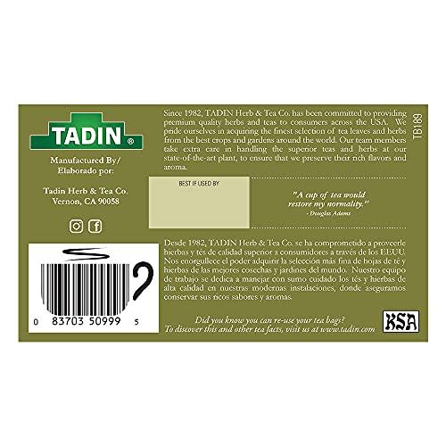 Tadin Herb & Tea Tadin Ginger Herbal Tea Blend. Caffeine Free. 24 Tea Bags. 1.02 oz. Pack of 3