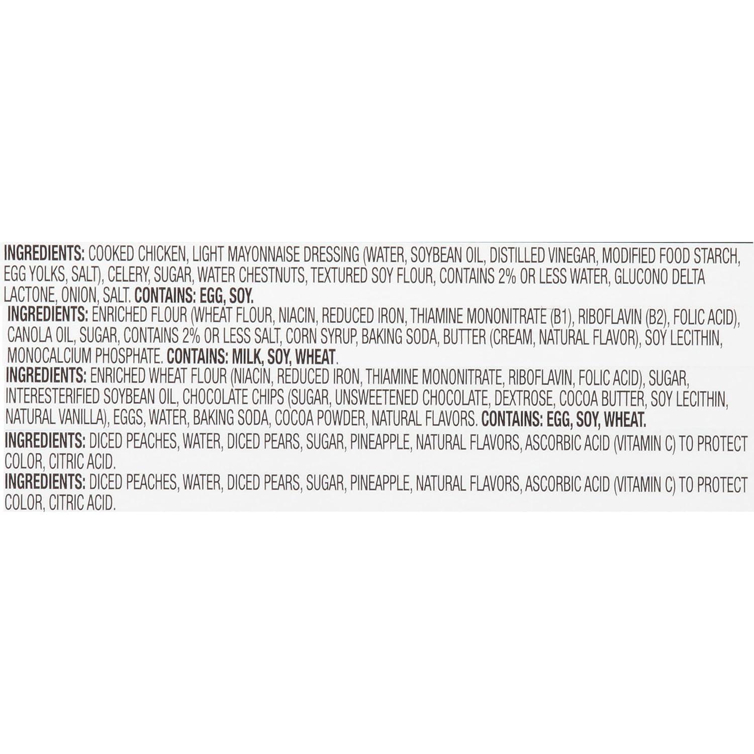 Bumble Bee Bumble Bee Lunch On The Run Chicken Salad with Crackers Kit, 8.2 oz - Ready to Eat, Includes Crackers, Cookie & Mixed Fruit - Shelf Stable & Convenient Source of Protein