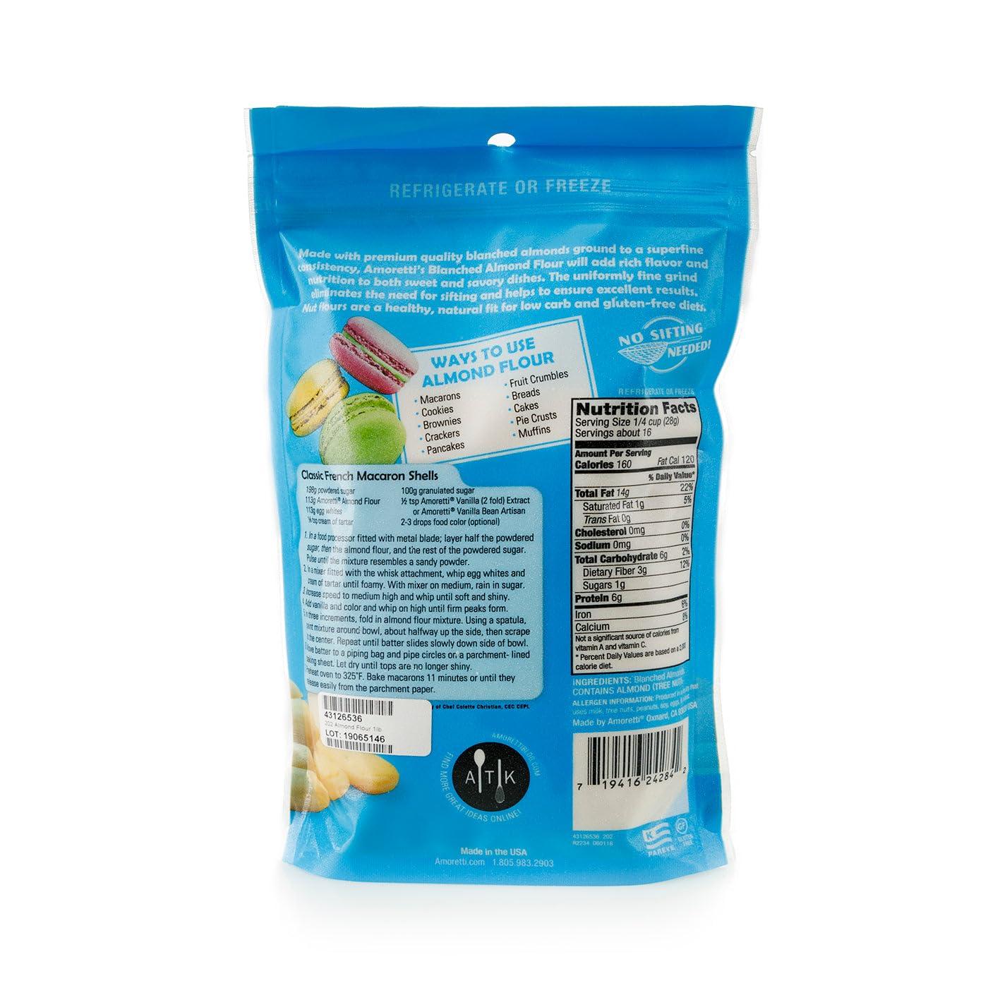 Amoretti Amoretti Premium Blanched Almond Flour, 1 Pound