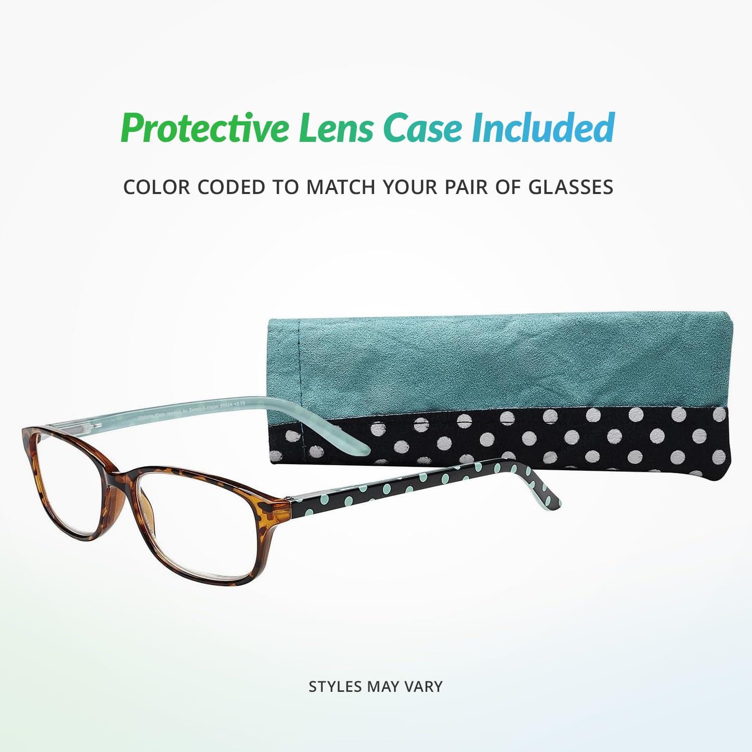 SAV Eyewear SAV VK Couture E9082 Reading Glasses For Women - Durable, Lightweight, Fashionable Readers