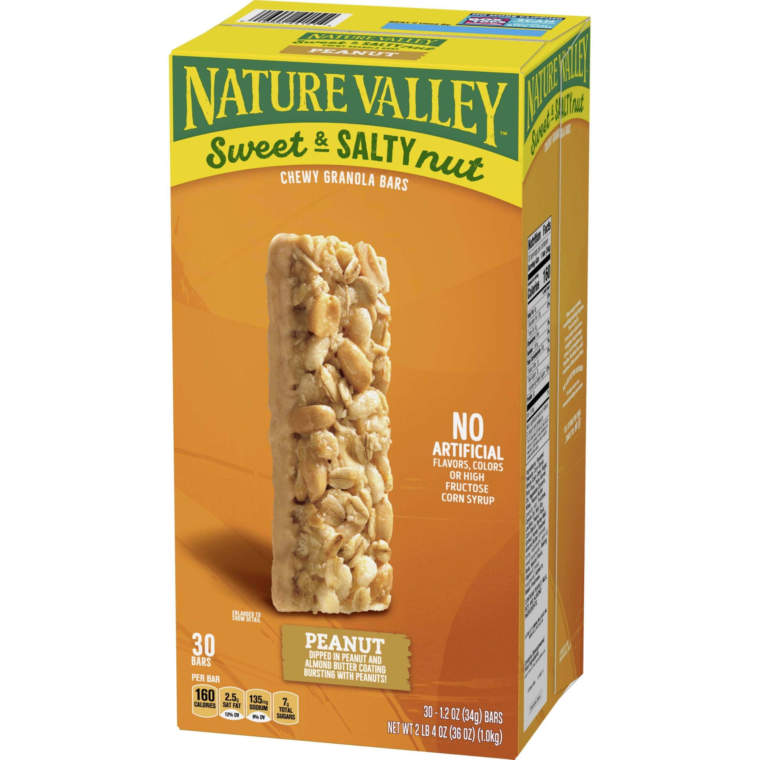 Nature Valley Nature Valley Sweet and Salty Granola Bars, Peanut, 30 Bars, 36 OZ