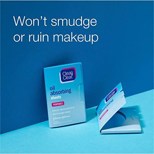 Clean & Clear CLEAN & CLEAR Oil Absorbing Sheets 50 Each (Pack of 4)