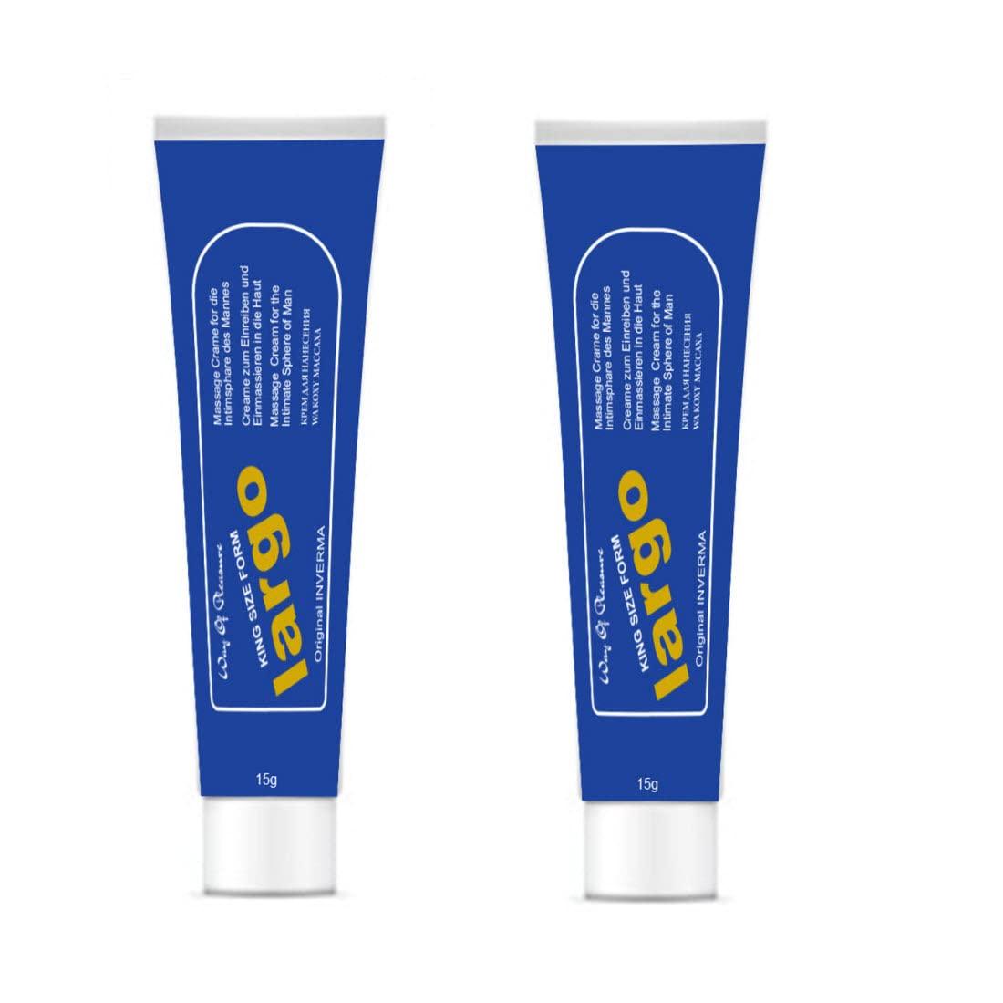 Way Of Pleasure Largo Cream For Men 15g | King Size Form | Pack of 2