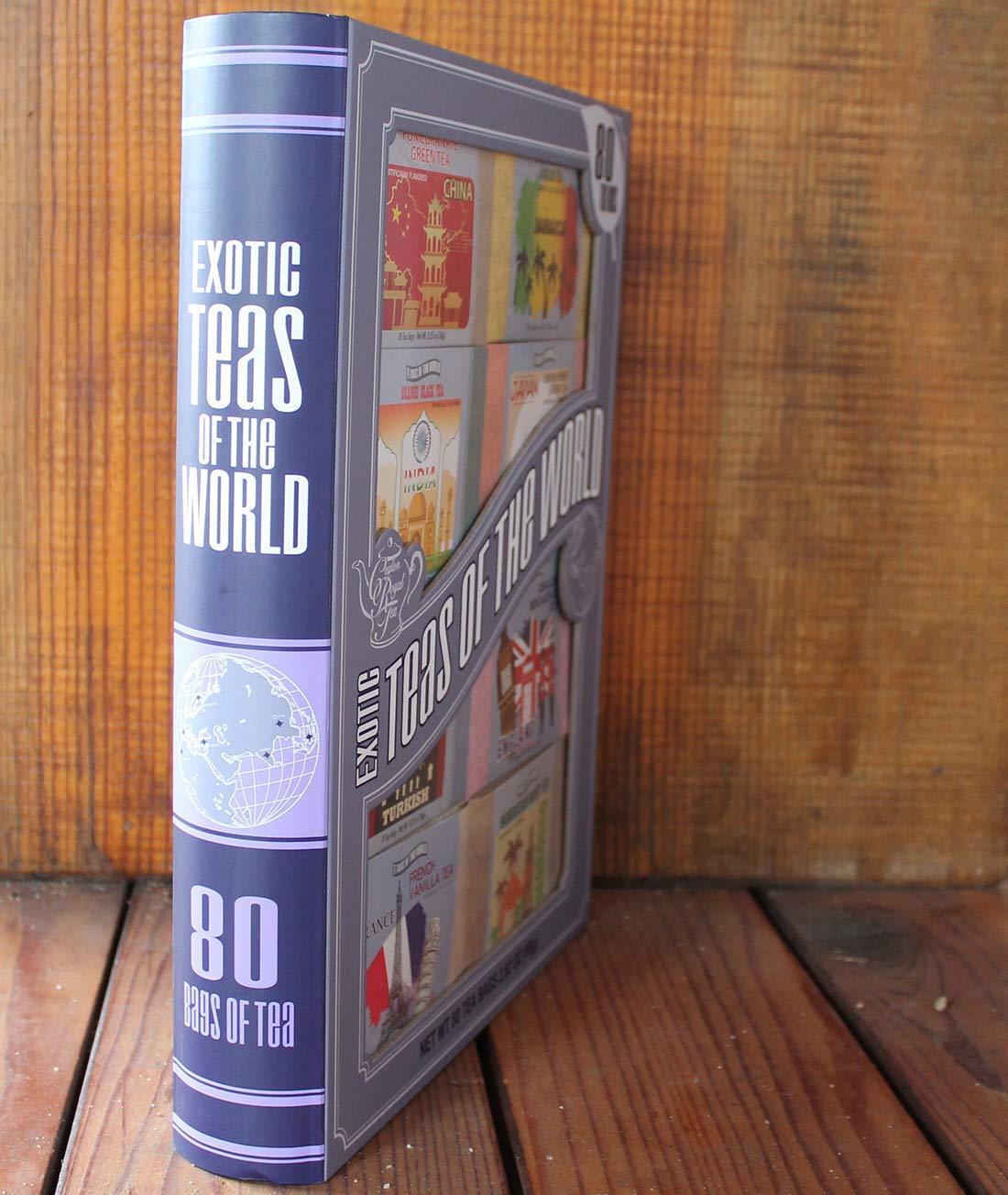 Ceylon Royal Tea Exotic Teas of The World Gift Set, 80 Tea Bags, 8 Different Flavors