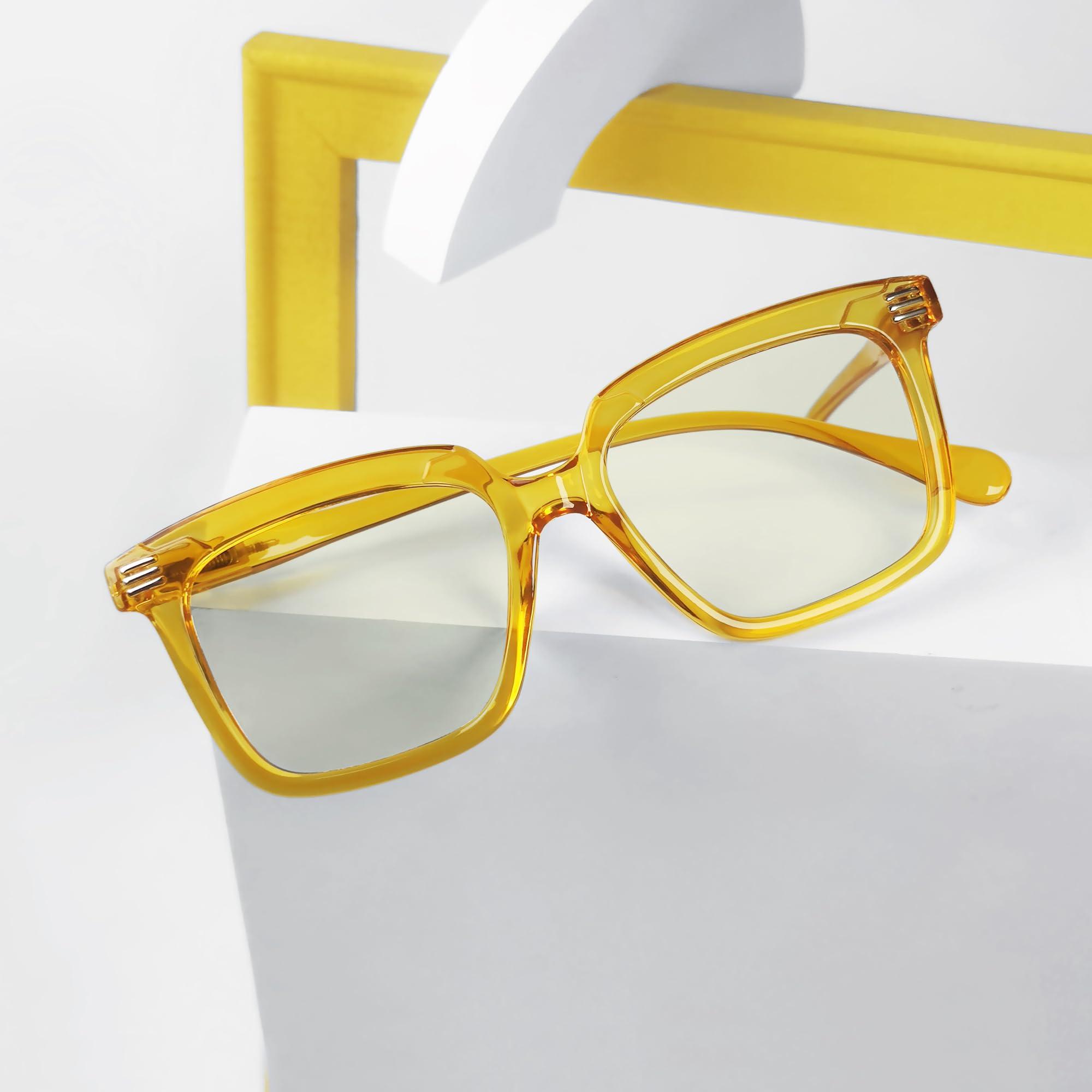 Eyekepper Eyekepper 4-pack Reading Glasses Blue Light Blocking Square Computer Glasses Readers Women 1.0