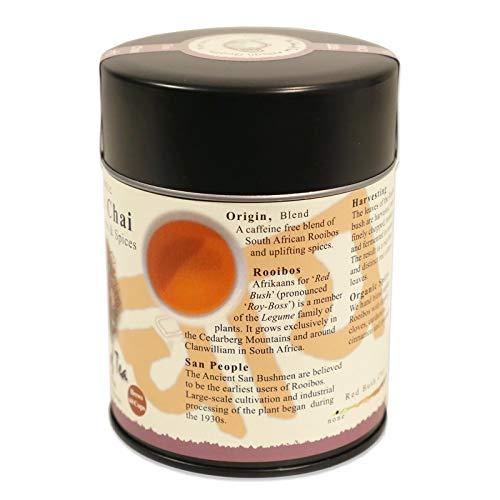 The Tao of Tea The Tao of Tea, Red Bush Chai Rooibos Tea, Loose Leaf, 4-Ounce Tins (Pack of 3)