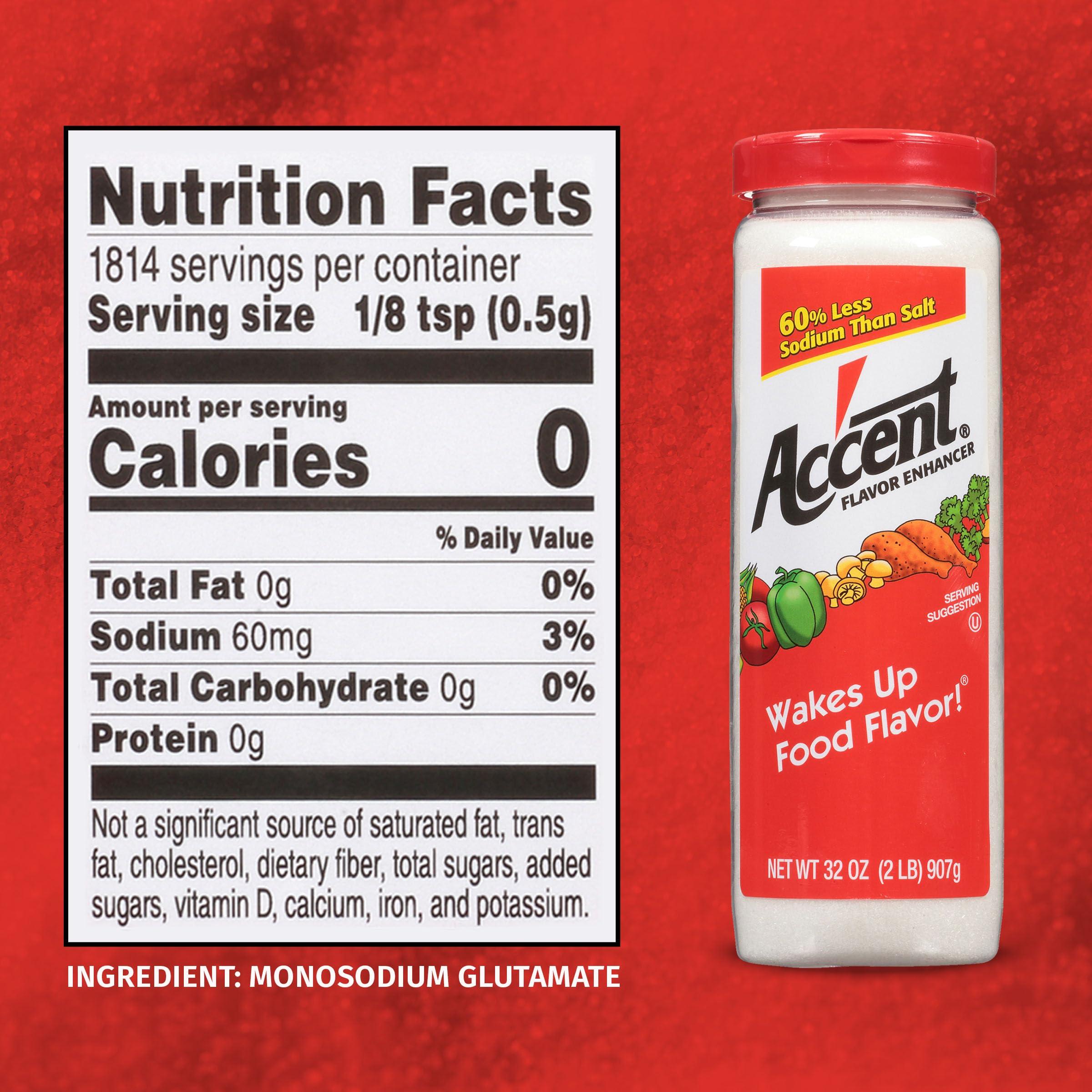 Accent Ac'cent Flavor Enhancer Shaker, 2 lb. Units