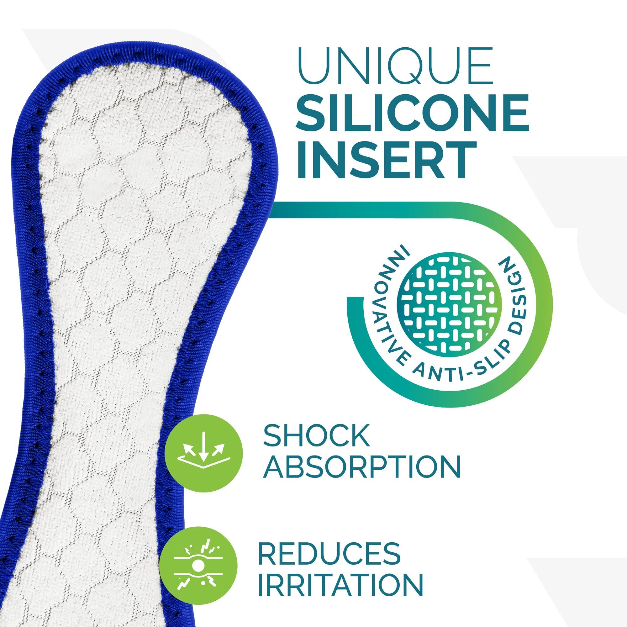 Run Forever Run Forever Sports Patella Strap Knee Brace Support for Arthritis, ACL, Running, Basketball, Meniscus Tear, Sports, Athletic. Best Knee Brace for Hiking, Soccer, Volleyball & Squats (Pack Of 1, Blue)