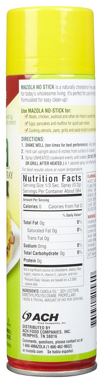 Mazola Mazola Canola Sunflower Spray No-Stick - 5 oz - 2 pk