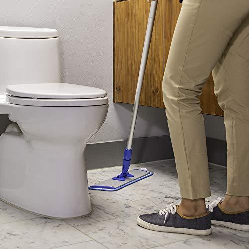Microfiber Wholesale Cinch Mop - Microfiber Mop for Hardwood Floors - Flat Mops System for Wood, Tile, Laminate, Vinyl, 2 Wet Pads Refills, Reusable Micro Fiber Mopping Heads